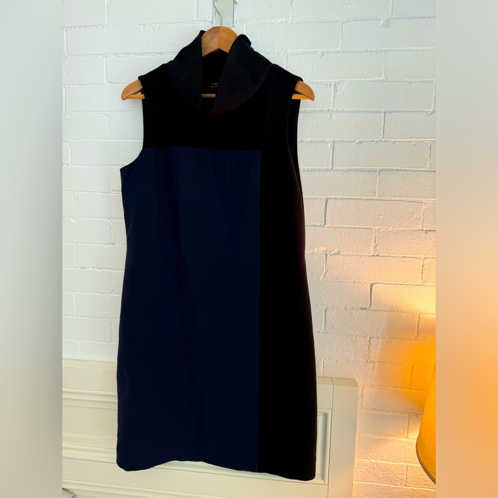 Tahari Arthur S Levine Dress navy/black